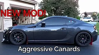 New AGGRESSIVE AERO MOD FOR MY BRZ! (Fender Canards)