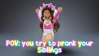 ✨😈 POV: You try to prank your siblings ft. @aatiplays 😈✨ ~Roblox Meme 2022~ Fufu Unicorn 🤩💘😎🙈☆