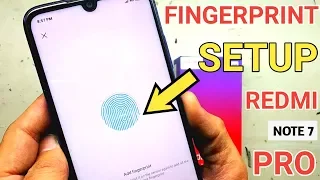 Redmi Note 7 Pro Fingerprint setting in Hindi || Xiaomi Redmi Note 7 pro me Fingerprint kaise lagaye