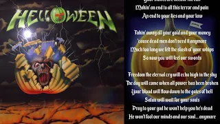 Helloween - Cry For Freedom - Lyric Video