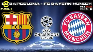 Barcelona VS Bayern Munchen | UEFA Champions League 2022/2023 | Game Play Pes 2021