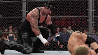 WWE 2K16 Brock Lesnar vs Undertaker Hell In Cell No Mercy 2002