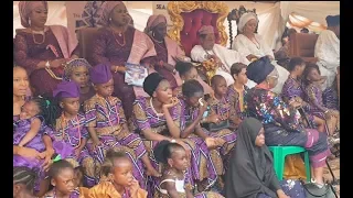 See Alaafin of Oyo's Wives,grandchildren as they shower him with gifts on his birthday &naming