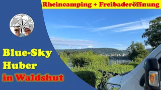 Rheincamping in Waldshut mit Freibaderöffnung