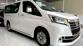 First Look ! 2023 Toyota GRANVIA PREMIUM – 6 Seater Luxury Van | White Color