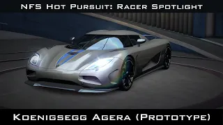#NFSHotPursuit Racer Spotlight: Swedish Prototype, Koenigsegg Agera vs Hot Pursuit