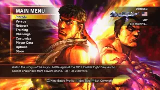 Street Fighter X Tekken - Main Menu Theme