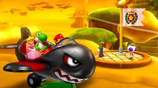 Mario Party 10 - Yoshi vs Mario vs Peach vs Luigi - Airship Central