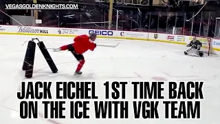 Jack Eichel Returns To The Ice But How Does He Fit In The Vegas Lineup?