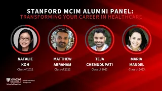 Stanford MCiM Alumni Panel & Information Session- August 16, 2023