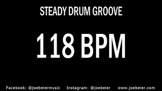 118 BPM - Rock Drum Beat - Backing Track - Practice Tool