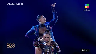 Lourdes Sánchez y Nico Villalba bailaron al ritmo de Emilia Mernes y Tini Stoessel