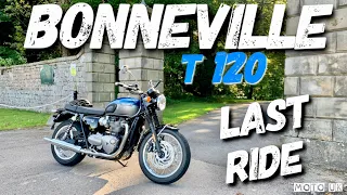 Last Ride Triumph Bonneville T120 Final Thoughts on this 2021 Modern Classic | MotoUK