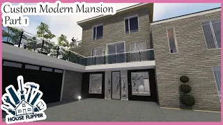 House Flipper Farm DLC | Custom Modern Mansion Build - Part 1 (Speed Build)