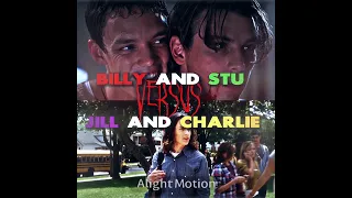 Billy and Stu VS Jill and Charlie #scream #ghostface #edit #fyp #shorts