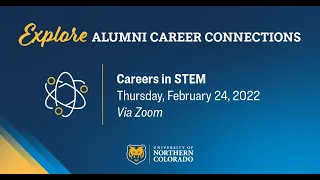 Alumni Career Panel: Careers in STEM