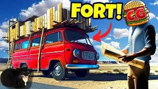 UPGRADING My FORT Van to Protect the Cats in The Long Drive Mods!