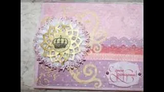 scrapbooking скрапбукинг открытка в день рождения