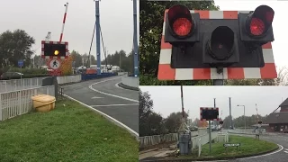 Rare Level Crossing on a Swing Bridge at Preston Docks, Lancashire