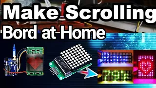 How To Make Scrolling Display Board at Home || PART-1