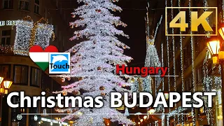 Budapest - Christmas Markets & City Tour, Hungary ► Travel Video, 4K ► Travel in Hungary