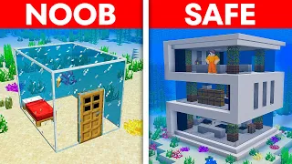 How To Build Simple Underwater Starter House!