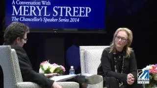 Meryl Streep Discusses "The Iron Lady" - UMass Lowell Chancellor's Speaker Series (0:44)