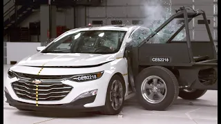 2022 Chevrolet Malibu updated side crash test (extended footage)