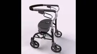 Evolution Xpresso Series walkers folding 360 view