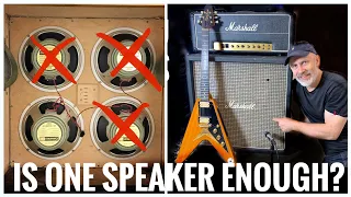 Does a 4x12 with ONLY ONE Speaker STILL sound like a 4x12?