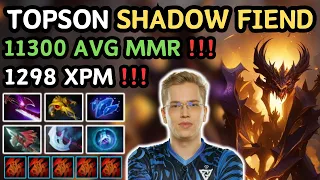 🔥 TOPSON SHADOW FIEND Midlane Highlights 23 KILLS 🔥 1298 XPM Insane Play From GODSON - Dota 2