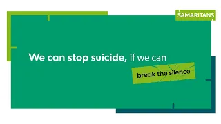 We can stop suicide - Samaritans