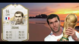 PRIME ICON 96 RATED ZINEDINE ZIDANE PLAYER REVIEW - FIFA 21 ULTIMATE TEAM