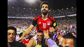 Mo Salah Goal that sent Egypt to the World Cup after 28 years | Crowd Reaction
