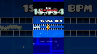 a Geometry Dash level with over 2 MILLION BPM! | #geometrydash #shorts