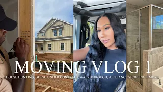 MOVING VLOG 1 | THE PROCESS BEGINS, HOUSE HUNTING, GOING UNDER CONTRACT, APPLIANCE SHOPPING + MORE