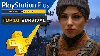 Top 10 Survival Games on PlayStation Plus Extra & Premium You can Play Right Now!