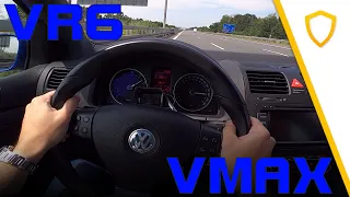 VW GOLF V R32 DSG - LOUD VR6 Topspeed + 100-200km/h on Autobahn