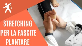 stretching per la fascite plantare