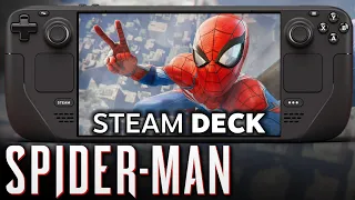 Spider-Man Remastered on Steam Deck! - You need to see this