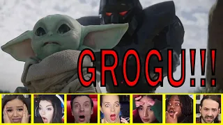 Reactions to Grogu "Baby Yoda" vs Dark Troopers The Mandalorian Season 2 Episode 7