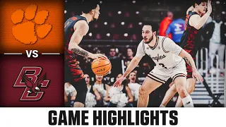 Clemson vs. Boston College Men's Basketball Highlights (2022-23)