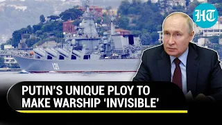 Russia’s Camouflage Tactic to Protect Black Sea Warship amid Ukraine Drone Attacks | Details