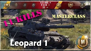 Seconds to Spare! Leopard 1 - World of Tanks Masterclass - 5261k Damage - 11 Kills