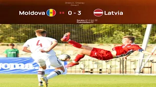 MOLDOVA U17 0-3 LATVIA U17 | EURO U17 QUALIFICATION | EXTENDED HIGHLIGHTS | 03-10-2023