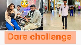 Dare challenge nam ಅಣ್ಣಗೆ 😘 #madhugowda Madhugowda Vlogs