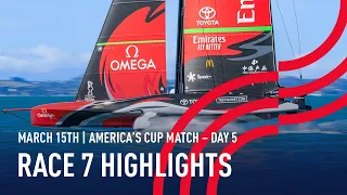 36th America's Cup Race 7 Highlights