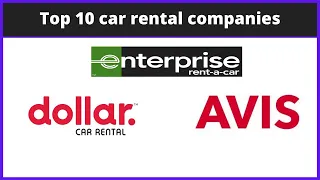 Top 10  car rental companies