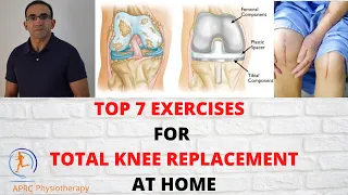 Best Exercises For Knee Replacement Patients At Home (0-3 Weeks) |  Exercises For TKR | Urdu/Hindi