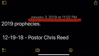 🚨Prophecy fulfilled! Chris Reed was shown in January of 2019 the 10-7-23 attack on Israel! Share!